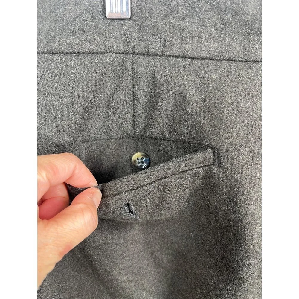 Banana Republic mens wool blend trouser pants sz‎ 35R